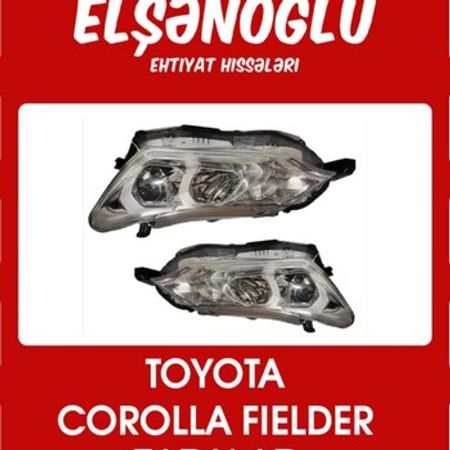 "Toyota Corolla, Toyota Fielder" faraları