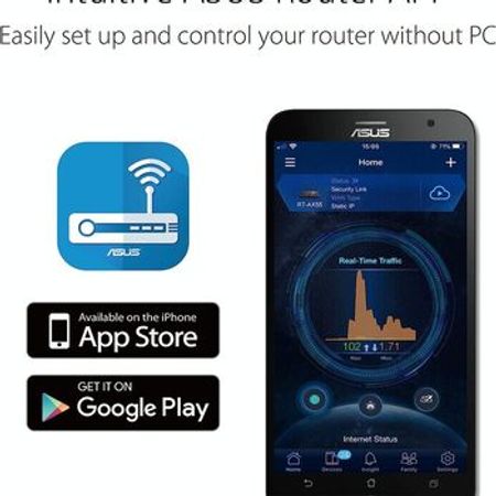 Router "ASUS RT-AX1800S Dual Band Wi-Fi 6 "