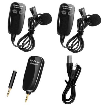 Qoşa yaxa mikrofonu "Wireless"