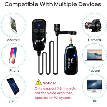 Qoşa yaxa mikrofonu "Wireless"