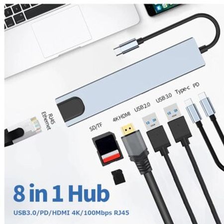 TypeC 4K Hub 8in1