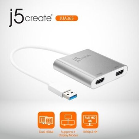 USB 3.0 to 2x HDMI 4K konvertor