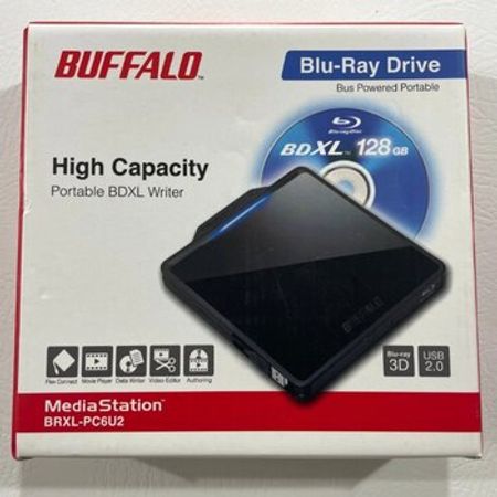 Xarici Blu-ray writer Buffalo BD-DVD/CD – Masaüstü kompüterlər – ucuztap.az