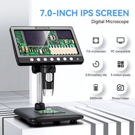 Mikroskop 1200X ekranlı 7 inch