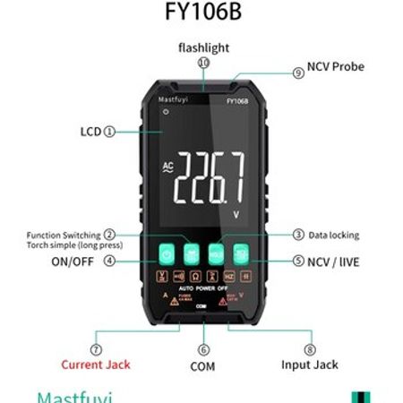 Voltage detector tester "Smart Multimeter"