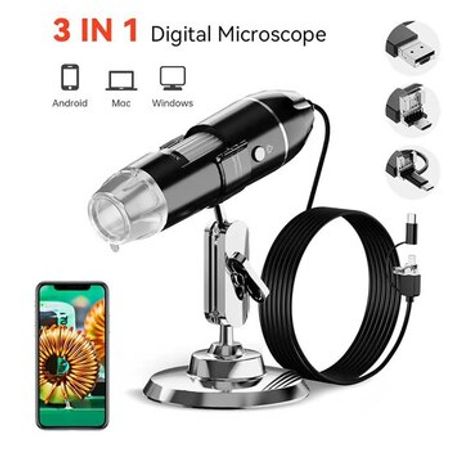 Mikroskop 3in1 Digital 1600X – Biznes üçün avadanlıq – ucuztap.az