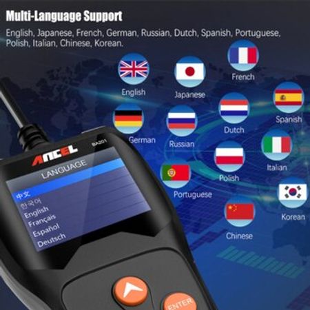 Battery tester "Ancel Car"