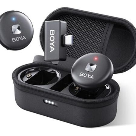 Wireless çüt yaxa mikrofonu Boya Typec