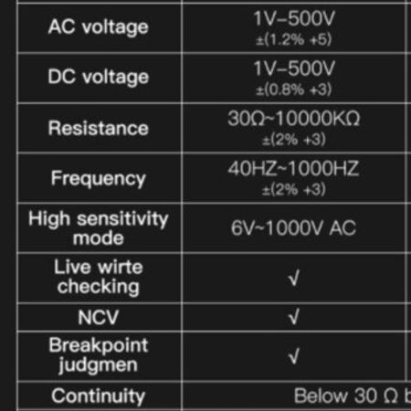 Voltage detector tester "Smart Multimeter"