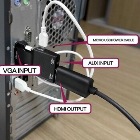 Konverter "VGA to HDMI"