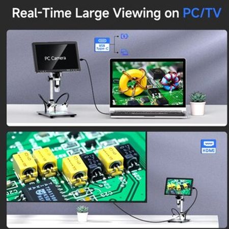 Mikroskop 2000X ekranlı 10 inch 20Mp