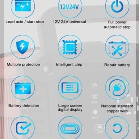 Akkumulyatoru şarj edici 10A 12V/24V