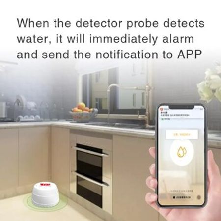 Tuya Smart WiFi Su Sızma Sensoru "Water Leak"