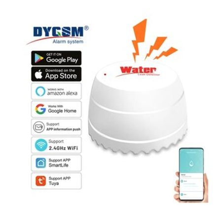 Tuya Smart WiFi Su Sızma Sensoru "Water Leak"