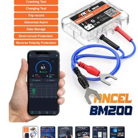 Avtomobil batareyası buetooth tester "Ancel"