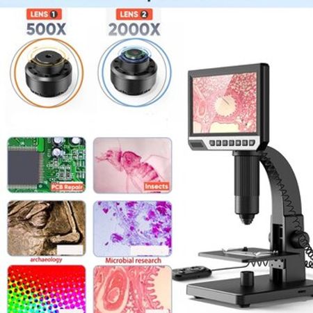 Wi-Fi mikroskop ekranlı 2000X