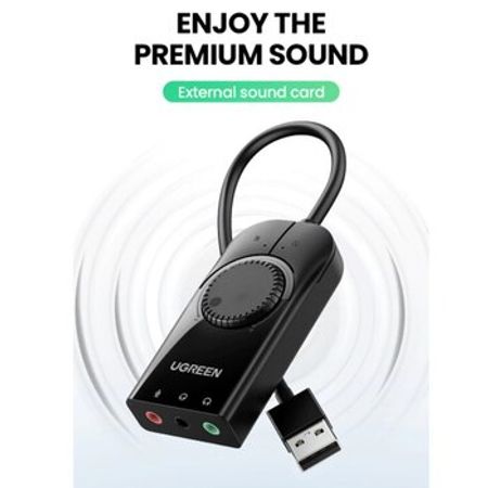 Ugreen External Sound Card USB Audio – Kompüter aksesuarları – ucuztap.az