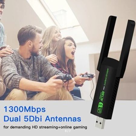 Dongle USB Wi-Fi 5 1300Mb