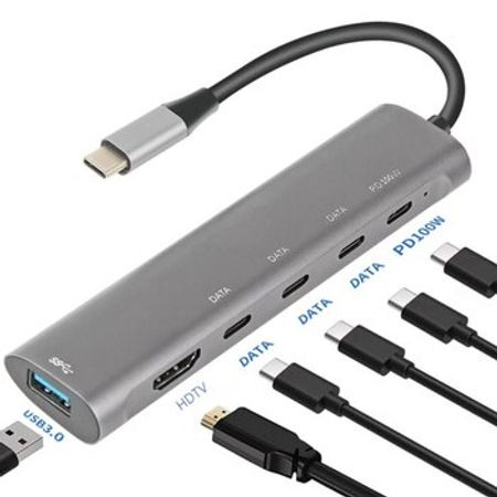 Type-C Hub 4K 6 in 1