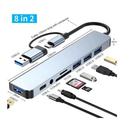 TypeC Hub 8in1