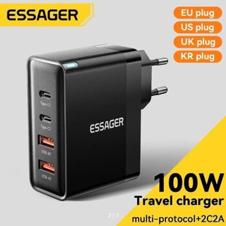 Adapter 100W USB TypeC Essager – Kompüter aksesuarları – ucuztap.az