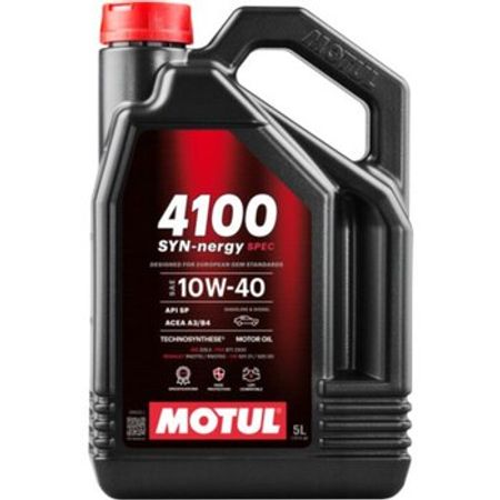 Mühərrik yağı Motul 4100 SYN-NERGY SPEC 10W40 5L – Ehtiyat hissələri – ucuztap.az
