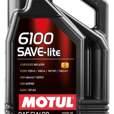 Mühərrik yağı Motul 6100 Save-Lite 5W20 5Lt – Ehtiyat hissələri – ucuztap.az