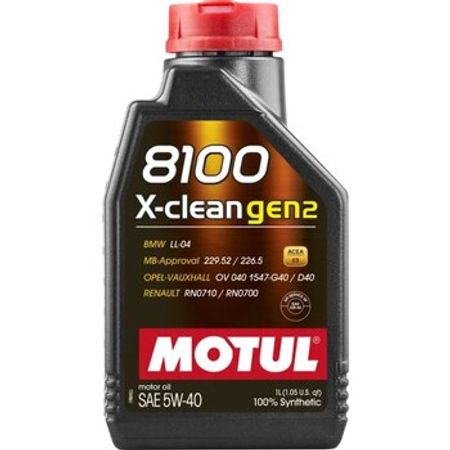 Motul 8100 X-Clean Gen 2 5W40 1Lt Mühərrik yağı – Ehtiyat hissələri – ucuztap.az