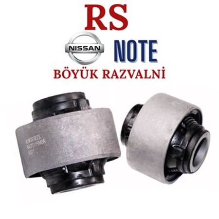"Nissan Note" rezin-metal oynaqları