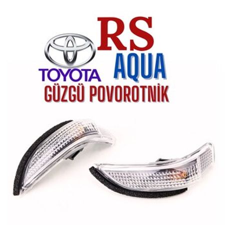 Toyota Aqua yan güzgü işığı
