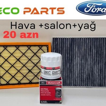 "Ford Fusion" hava yağ salon filteri