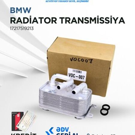 "BMW E60" radiator transmissiya