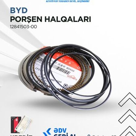 BYD porşen halqaları