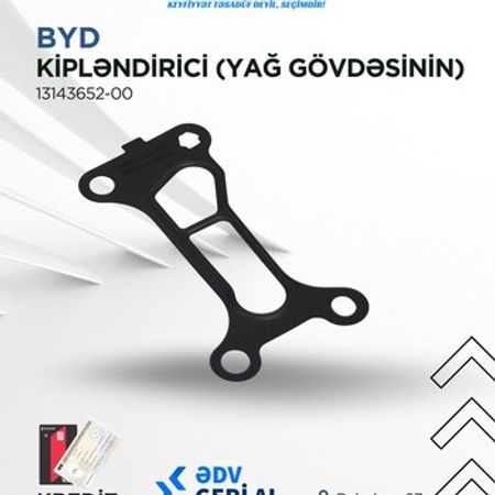 BYD yağ gövdəsinin kipləndiricisi
