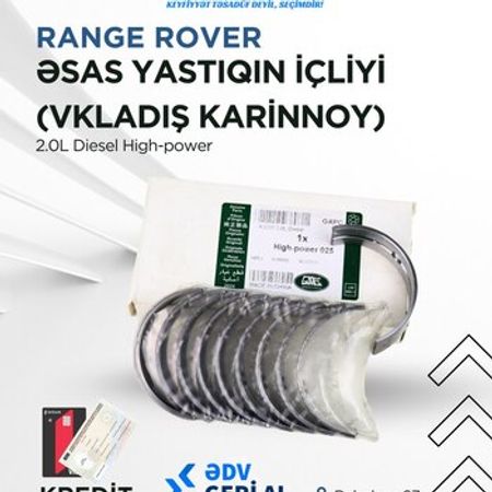 "Land Rover" 2 dizel şatun yatağı