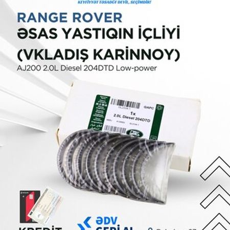 "Land Rover 2.0 dizel" yastığın içliyi