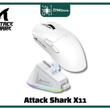 Mouse Attack Shark X11 White