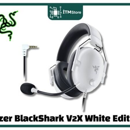 Qulaqlıq Razer BlackShark V2 X White Edition RZ04-03240700-R3M1
