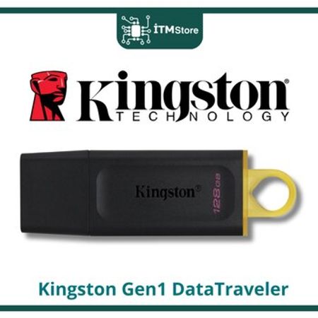 Kingston 128GB USB3.2 Gen1 DataTraveler Exodia (Black + Yellow)