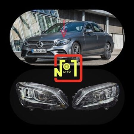 "Mercedes W205" faraları