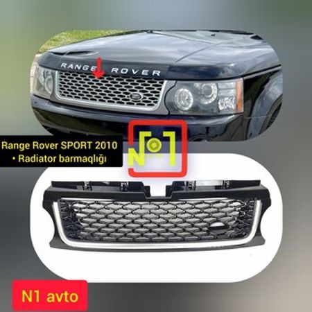 "Range Rover Sport" radiator barmaqlığı