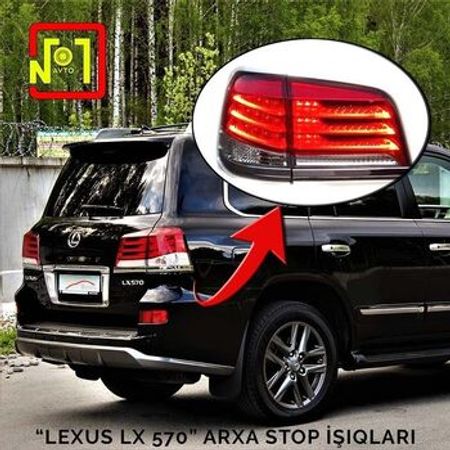 "Lexus 570" stop işığı