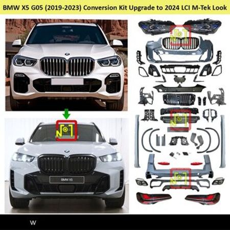 "BMW G05 2024" (M tech) body kiti