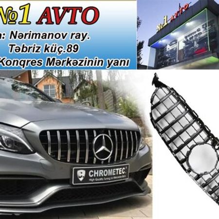 "Mercedes W213" radiator barmaqlığı