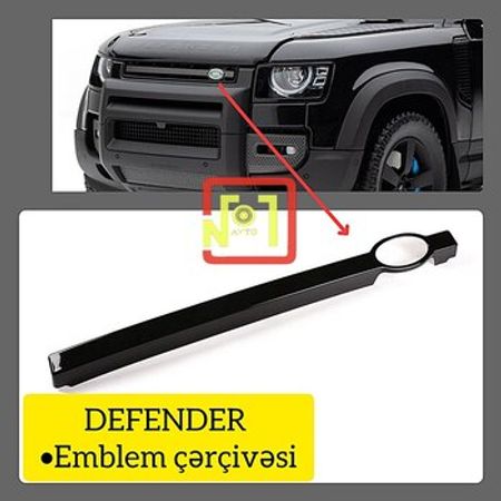 "Land Rover Defender" emblem çərçivəsi
