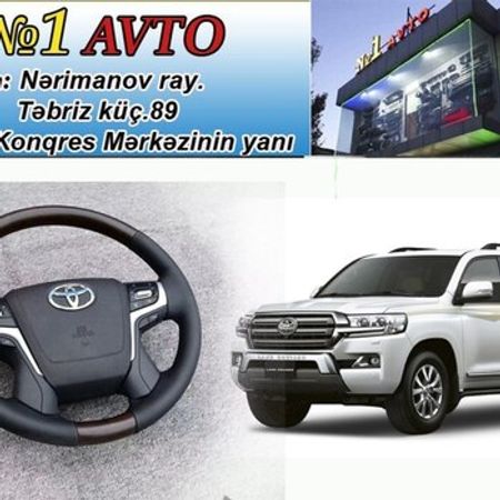 "Toyota Land Cruiser" sükanı