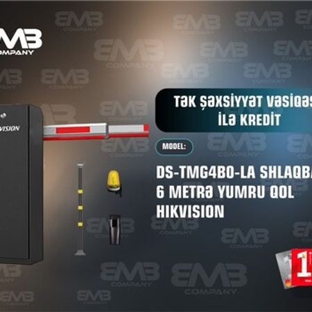 DS-TMG4B0-LA şlaqbaum 6metr yumru qol Hikvision – Təhlükəsizlik avadanlığı – ucuztap.az