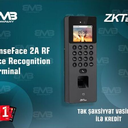ZKTeco SenseFace 2A RF – Üz Tanıma, Barmaq İzi və Kart ilə Giriş Nəzarət və İşçi Davamiyyət Terminal – Təh… – ucuztap.az