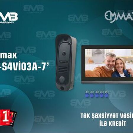 Emmax JD-S4Vi03A-7 Video Domofon Interkom Sistemi – Təhlükəsizlik avadanlığı – ucuztap.az