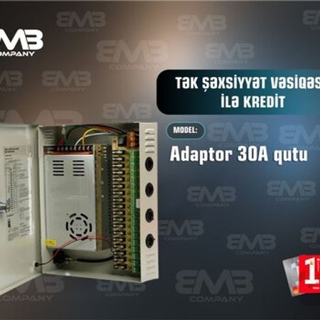 Adaptor 30A qutu – Şəbəkə avadanlıqları – ucuztap.az